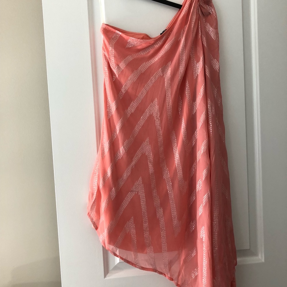 Marciano One Shoulder Bell sleeve Dress